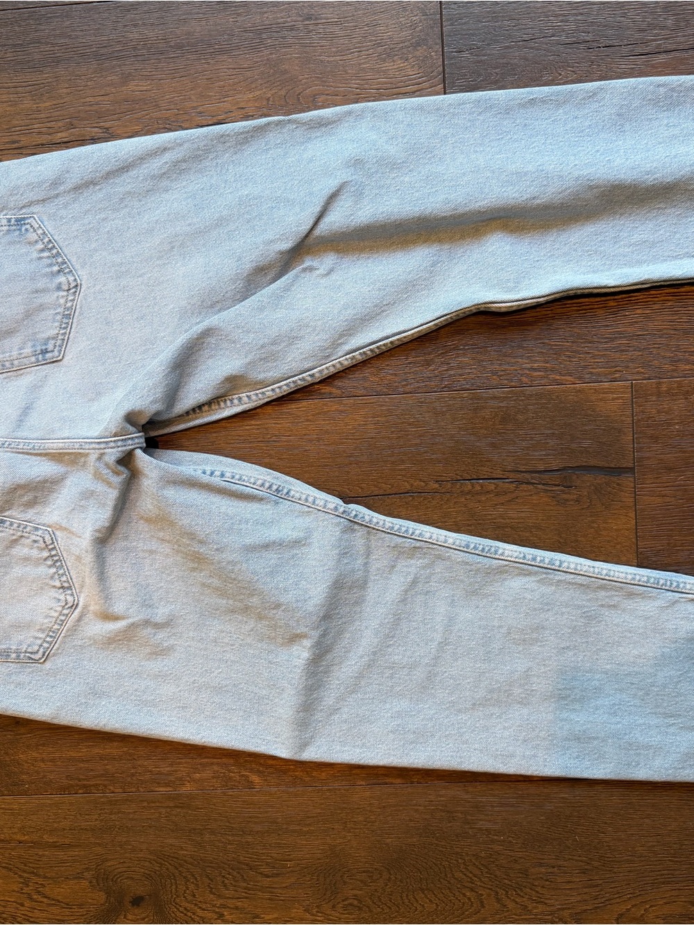 Mango Pale Blue Slim Straight Men's Jeans - Picture 2 of 3